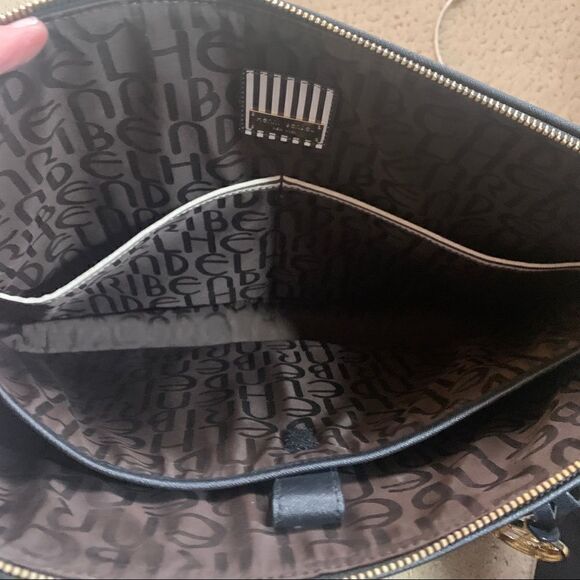 Henri Bendel West 57th Leather Laptop Briefcase - Picture 14 of 16